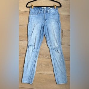 Jessica Simpson Skinny Ripped Blue Jeans - Size 29